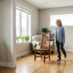 6 Ejercicios De Equilibrio Con Apoyo (Fáciles) Para Ganar Seguridad A Partir De Los 60